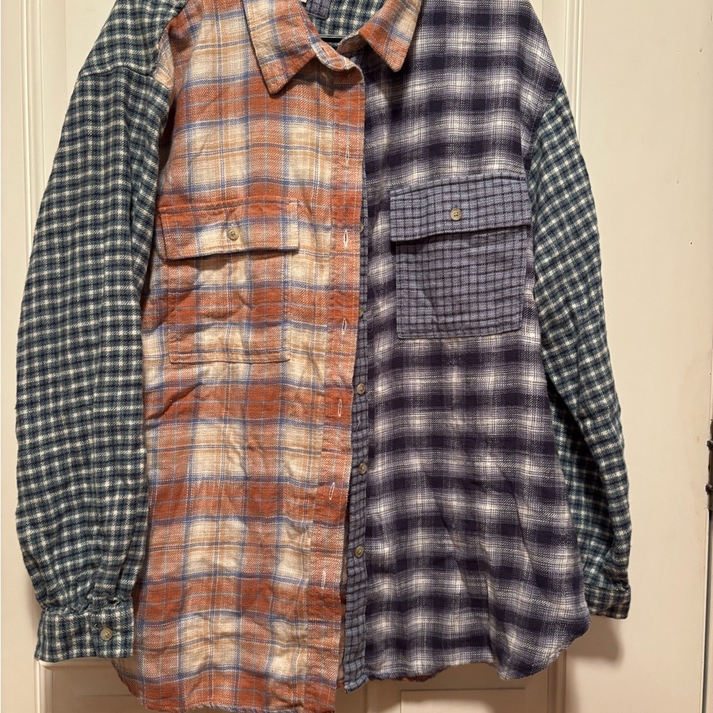 American Eagle Outfitters Multicolor Plaid Jacket
